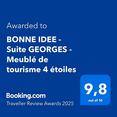 شقة Bonne Idee - Georges - Meuble De Tourisme 4 Etoiles Châtenois